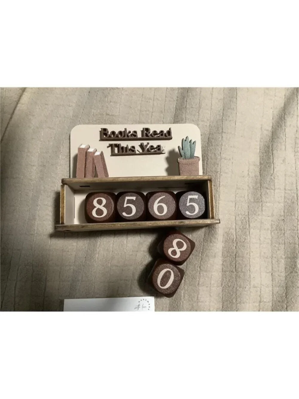 Books Read This Year Counter, Bookish Gifts For Book Lovers, Women Readers